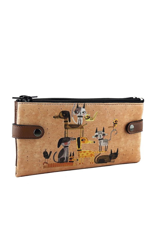Perabags Design Dog Printed Snap Wallet Trendyol