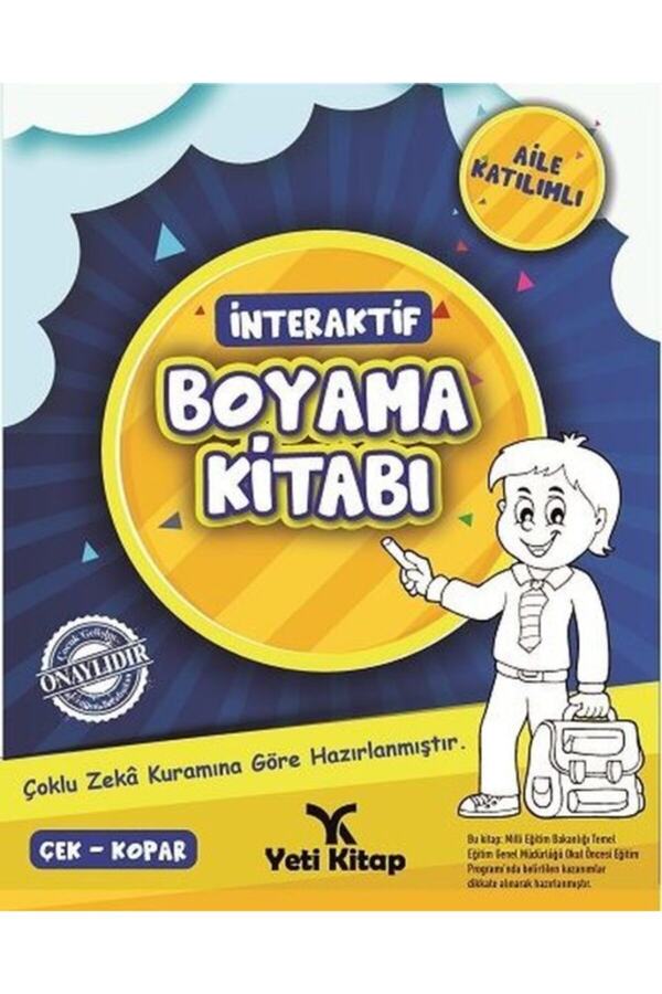 yeti kitap İnteraktif Boyama Kitabı 1