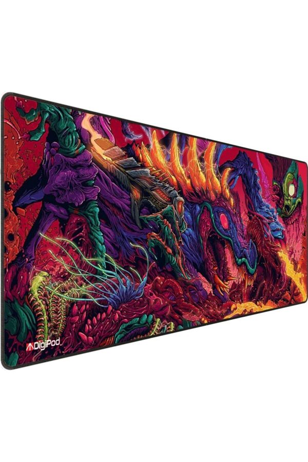Digipod-Gaming Mousepad Gaming Mouse Pad 90x40 Xxl Large Gaming Mousepad Non-Slip Base 4mm Thickness 1