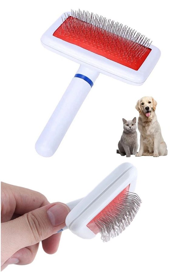 Kitchen Live Pet Brush Wire White Cat Dog Brush Trendyol