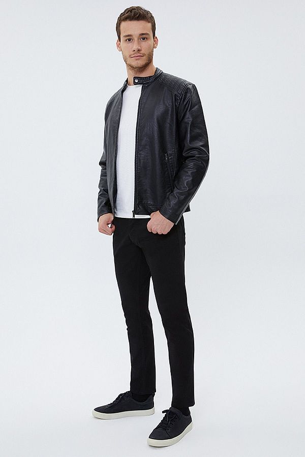 Leather loft jacket online