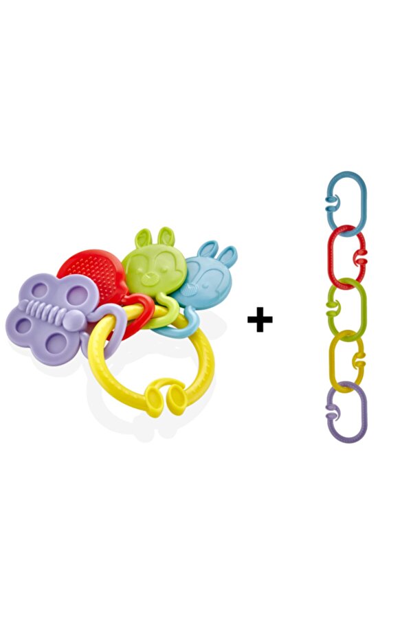 Babyjem 2'li Bebek Oyuncak Hediye Seti(çıngırak+puset Oyuncak Askısı)