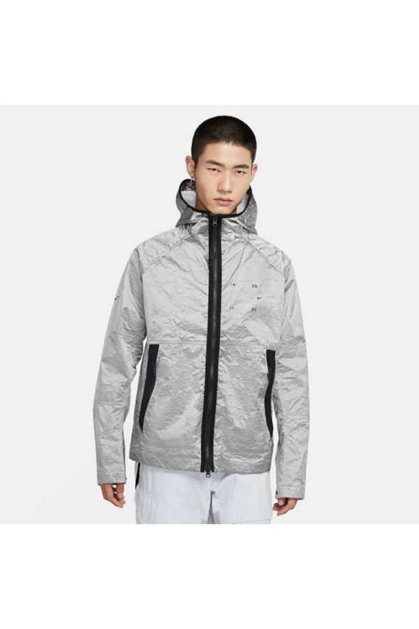 Nike Nike Tech Pack Woven Hooded Silver Hooded Men s Jacket Cu3758 095 Trendyol