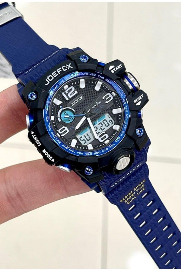 Joefox-Digital&analog Wristwatch Alarm-floor Lighting-chronometer 1
