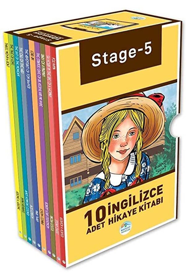 Mavi Çatı Yayınları İngilizce Hikaye Seti 10 Kitap Takım - Stage 5