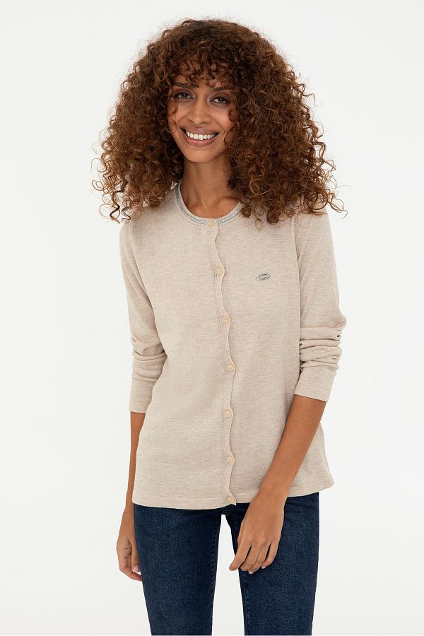 U.S. Polo Assn. White Women s Cardigan