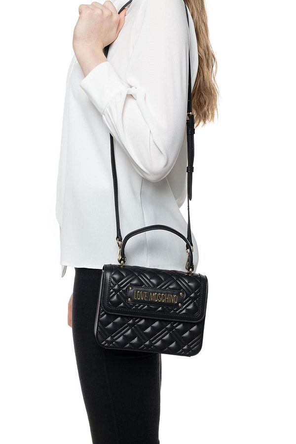 Love Moschino-Dámska crossbody kabelka Love Moschino Jc4279pp0ckn0000 v čiernej farbe 1