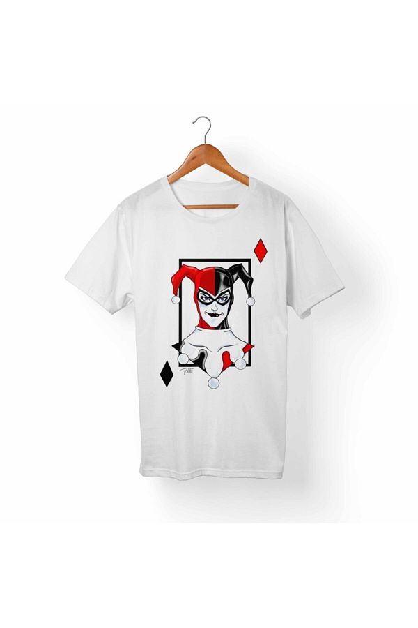 Alfa Tshirt-Tricou alb Harley Quinn 1