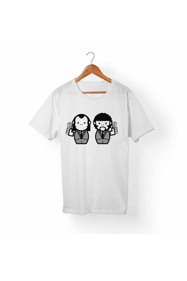 Alfa Tshirt Pulp Fiction Unisex White Sweatshirt Cheap Novel Trendyol