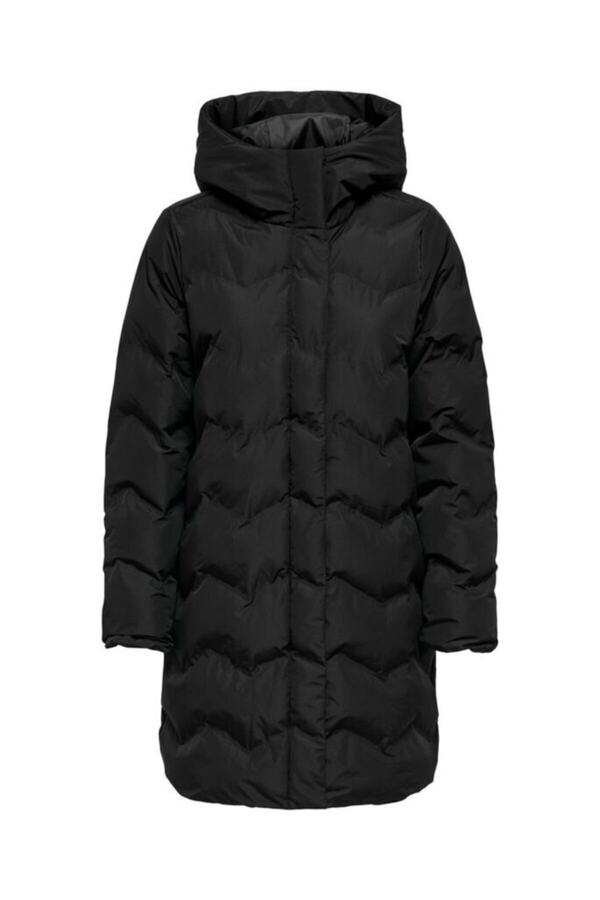 ONLY Long Puffer Jacket Black15208391- Trendyol - Main Image