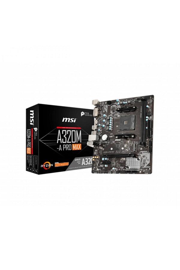 MSI A320m a Pro Max Ddr4 3200mhz HDMI DVI M.2 Am4 Motherboard Trendyol