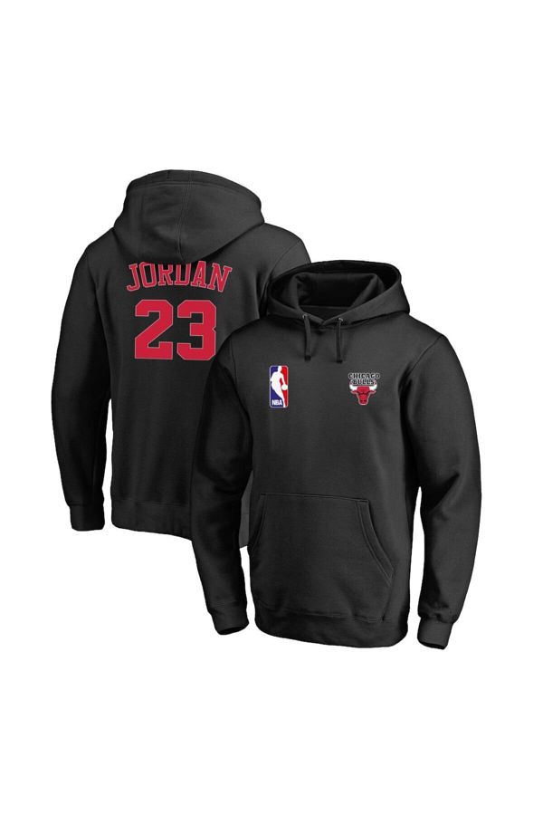 Starter All star Basketball Michael Jordan Reversible Black Hooded Hoodie Sweatshirt Trendyol