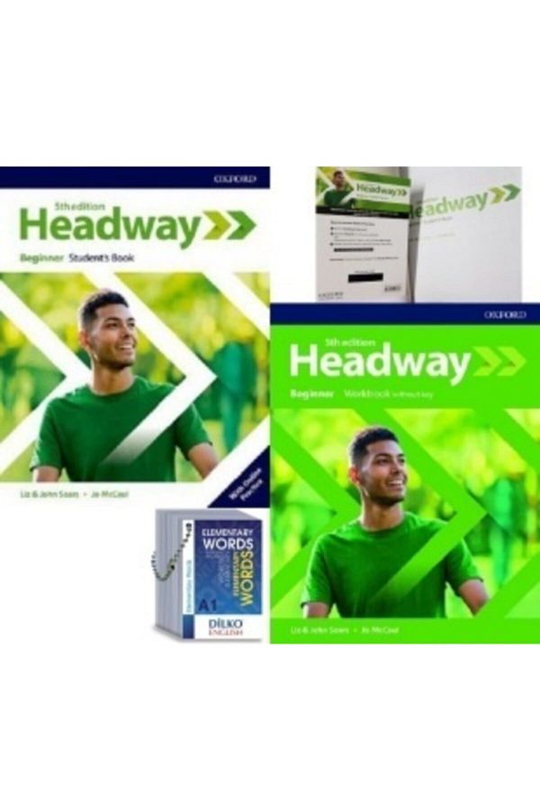 OXFORD UNIVERSITY PRESS-Headway 5th Edition Beginner Coded Set & Elementary Words (word Card A1) 1