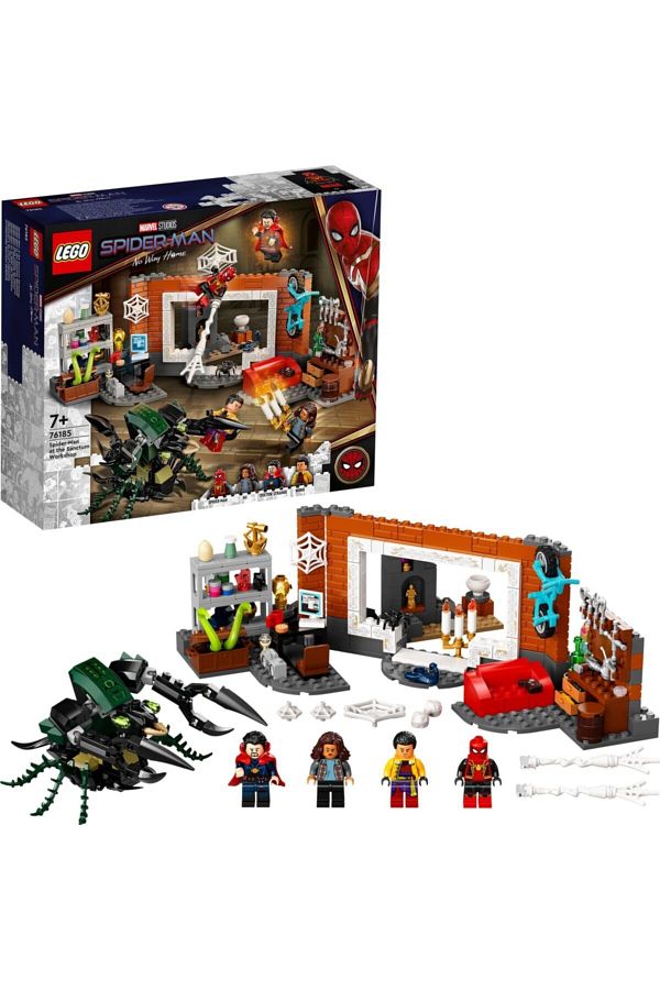 LEGO Marvel Spider Man Sanctum Workshop 76185 Toy Building Set with 4 Minifigures 355 Pieces Trendyol