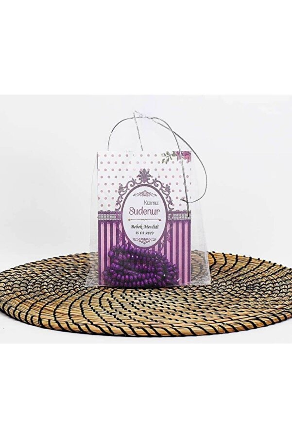 luxurianthome Keseli Tülde Isimli Yasin Kitabı Tesbih Bebek Şekeri Sünnet Mevlüt Hediyesi 30 Adet