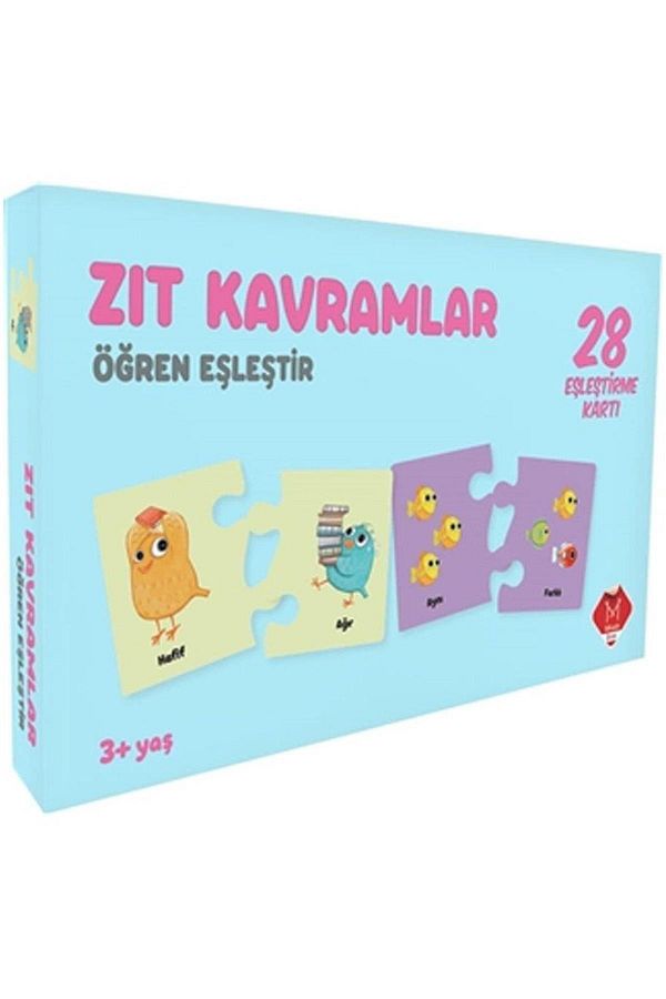 Mikado Yayınları-Opposite Concepts - Learn Match (Age 3+) 1