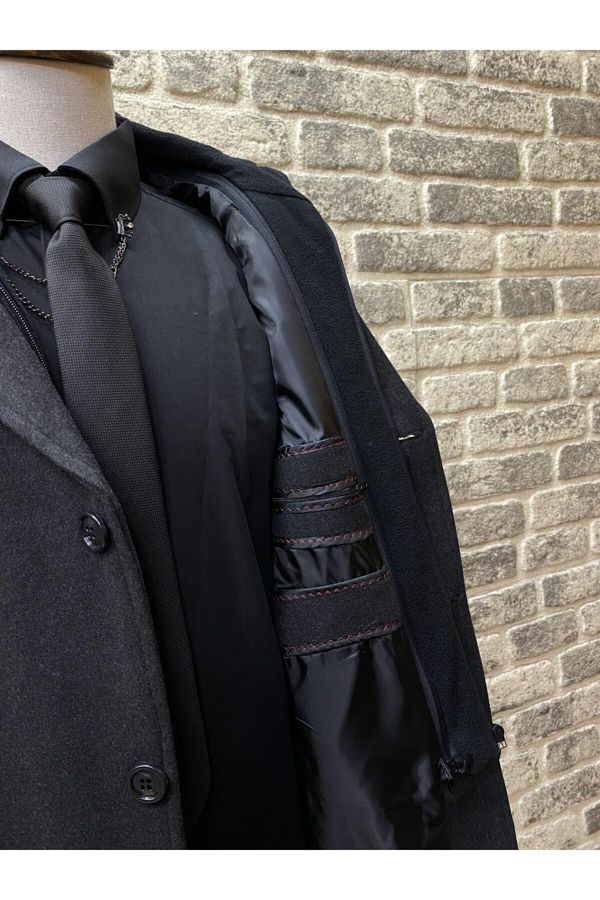 BYBEYEMS G Y M By Beyems Cashmere Hooded Coat Trendyol