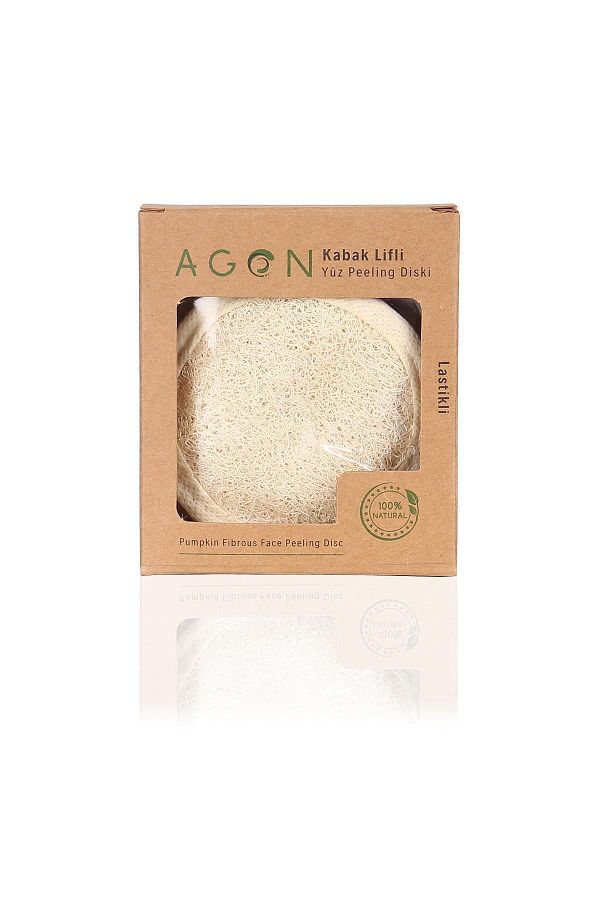 Agon-Natural Pumpkin Fiber Elastic Facial Peeling Disc 1