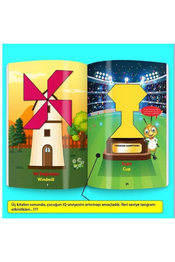 yükselen zeka-3-6 Years Old Inventor Ant Tangram Attention Development Set 1
