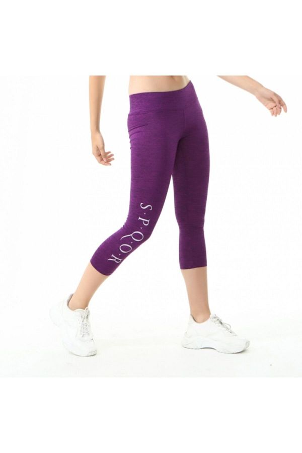 raru S.p.q.o.r Women 3 4 Tights Janus Purple Trendyol