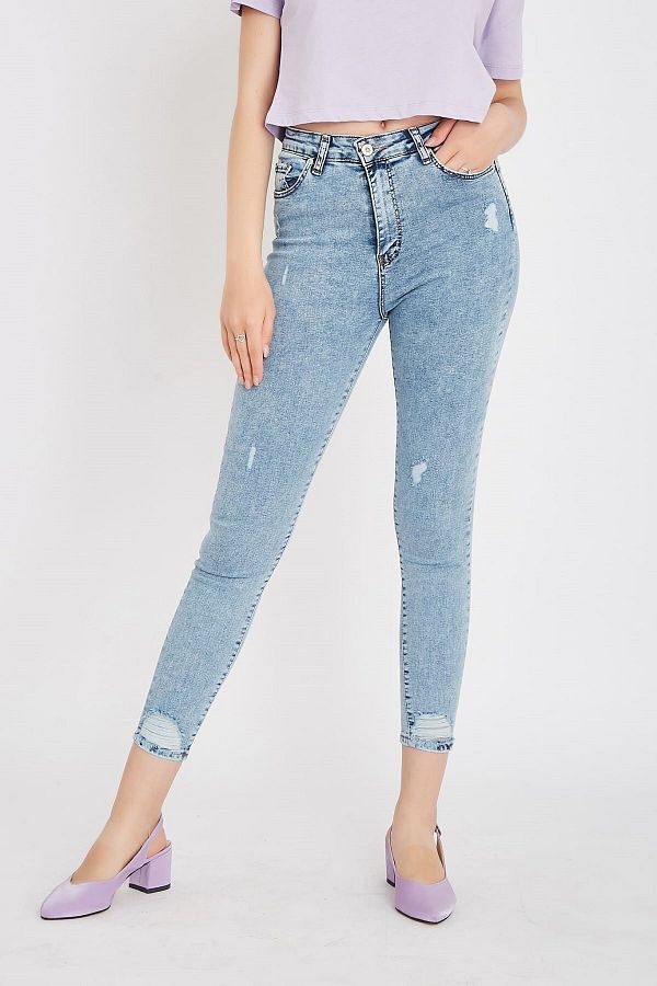 High waisted frayed jeans new arrivals