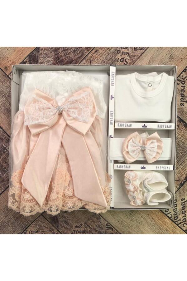 Genel Markalar Yenidoğan Mevlüt Takımı Kız Bebek 0-3 Ay 4lü Takım