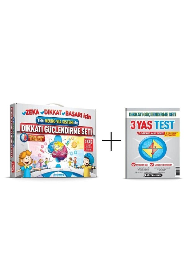 Adeda-Osman Abalı Neuro Via Attention Strengthening Set Age 3 + Visual Attention Test 1