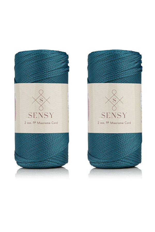SENSY-قسط 400 جرام البوليستر مكرامية الموضوع 2 مم 2 مجموعات البنزين الأزرق مكرامية موضوع قوس حقيبة الموضوع رقم: 4 1