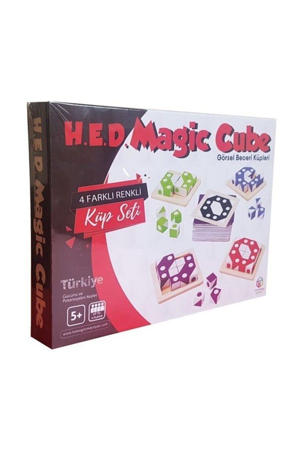 HOBİ-Q Bitz / Q Big Magic Cube Visual Skill Cubes Game - Mgc-Cb-Grsl-Bcr 1