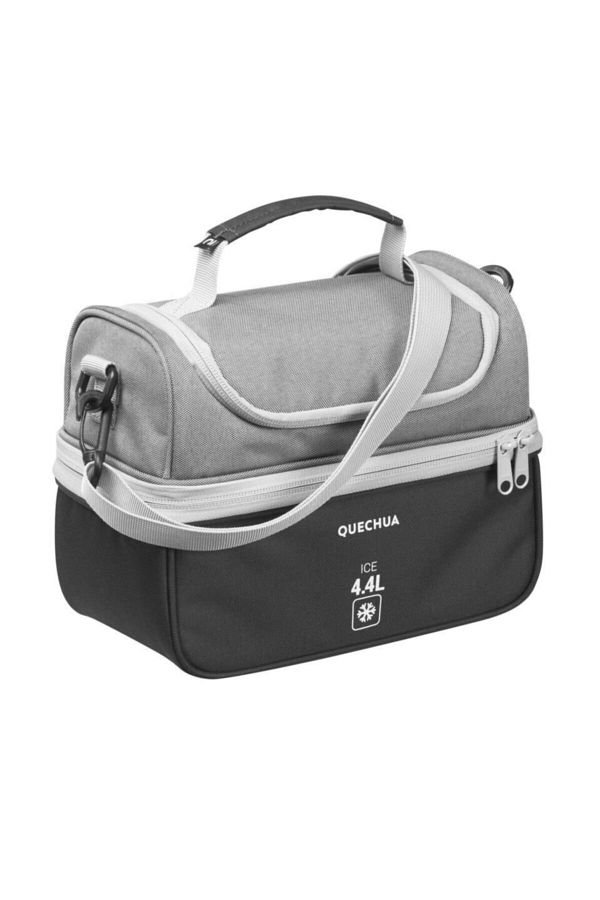 Decathlon Outdoor Food Cooler Bag 4.4 L Gray with 2 Food Containers Trendyol