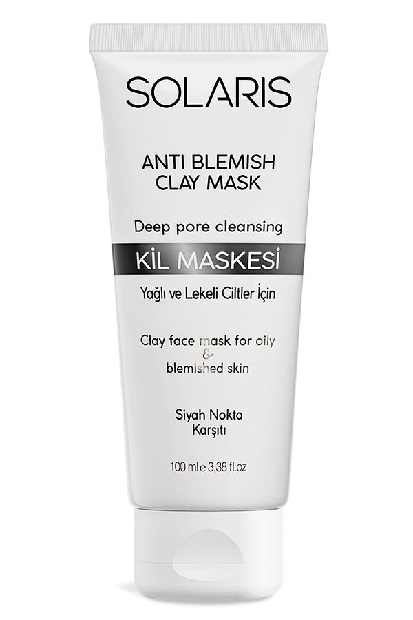 SOLARIS-100 ml Clay Mask - for Oily and Blemished Skin 1