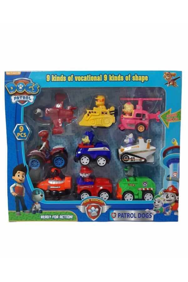 Paw patrol 9 piece set discount