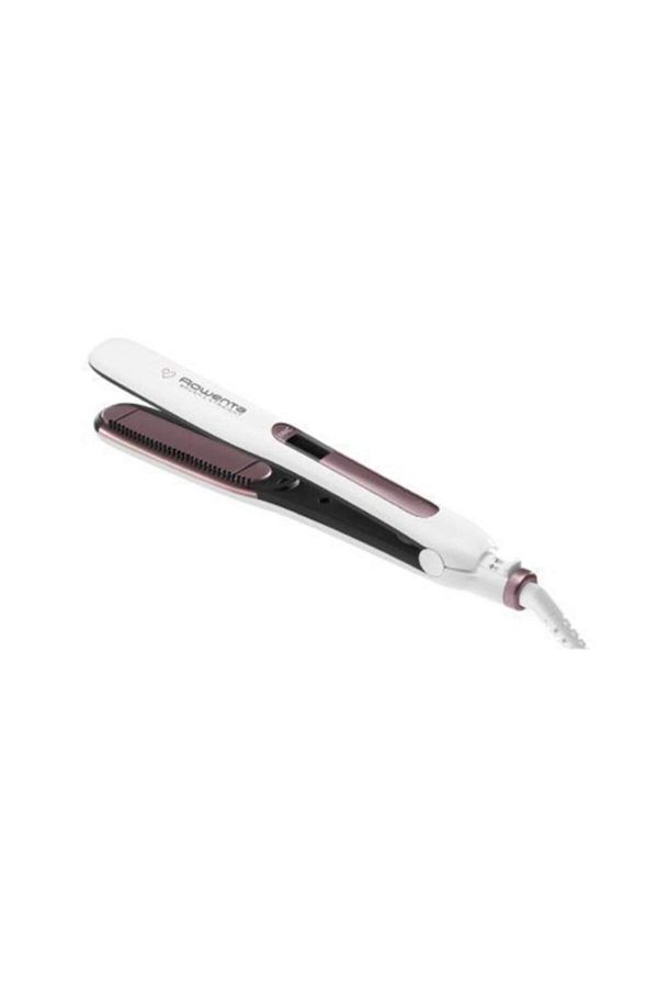 Rowenta-SF7510 Premium Care Brush & Straight Hair Straightener White 1