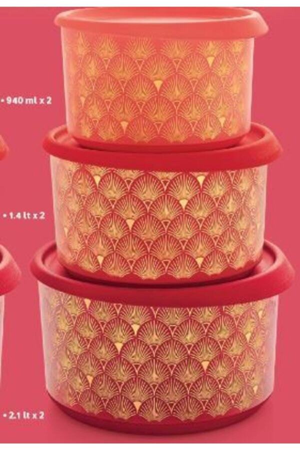 Tupperware-Glitter Serve and Storage Set - Stylish and Convenient 1