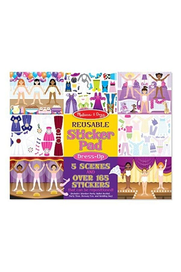 Melissa & Doug Tak Çıkar Çıkartma Kitabı Moda