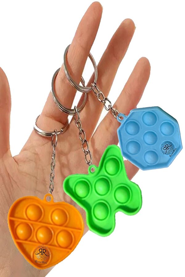 Hyd 3 Adet Oyuncak Popit Anahtarlık Doğum Günü Karne Hediyesi