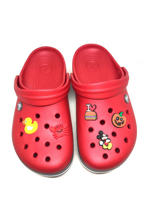 Pointspor CROCS SLIPPERS DECORATION COLORFUL ACCESSORY 5 PACK JIBBITZ Trendyol