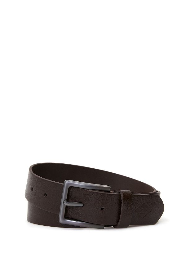 Lee Cooper-رجل مايك حزام جلد بني 211 LCM281001 1