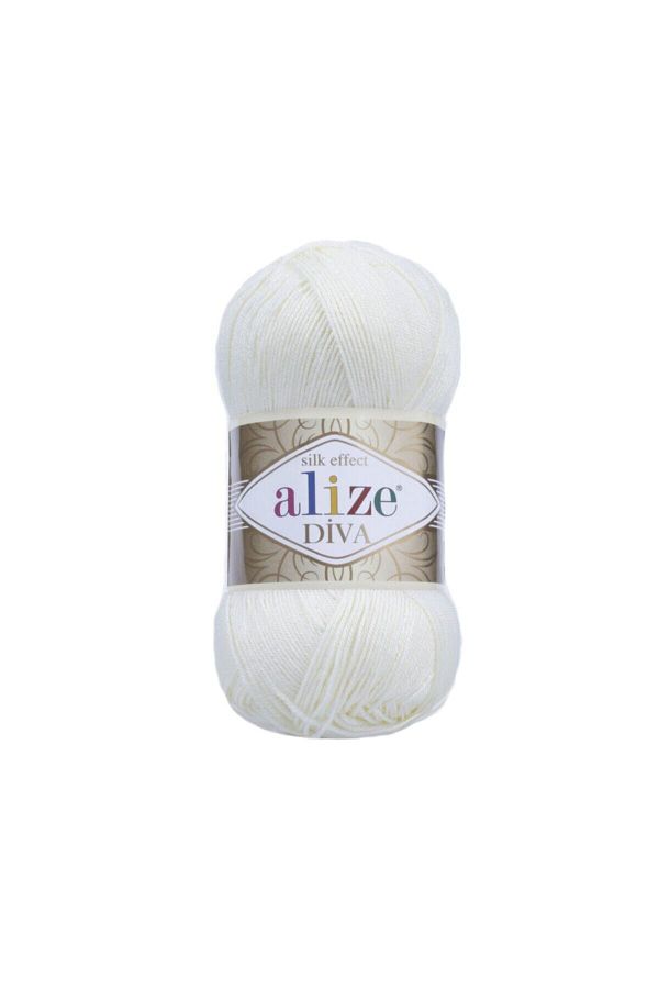 Alize-Diva 1055 Alb Bomboane 5 Bucăți 1