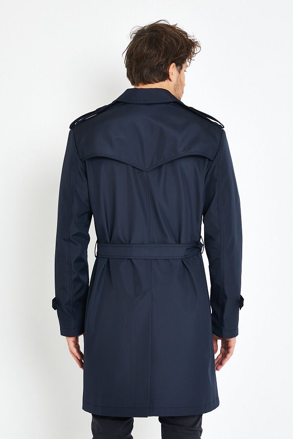 Mens navy trench coat 2025