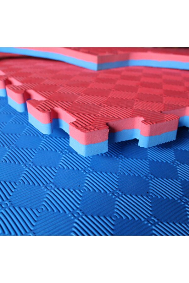 TATAMI Çift Taraflı Kırmızı Mavi Minder 26mm 100cm