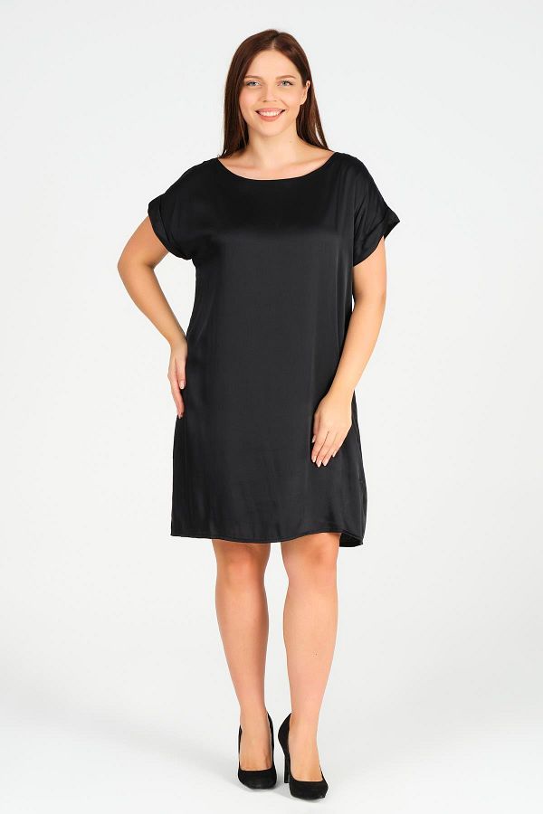 Straight cut dress for plus size cheap