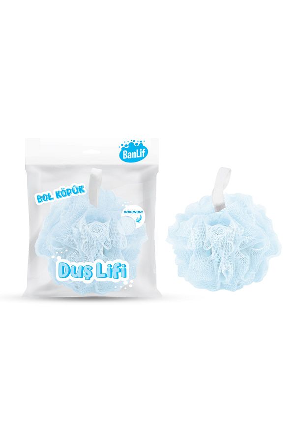 Vlamor-Banlif Pompom Bath Loofah 30gr Blue 1