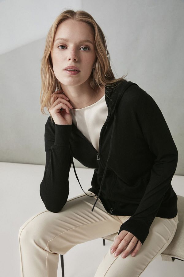 Silk and cashmere cardigan cheap