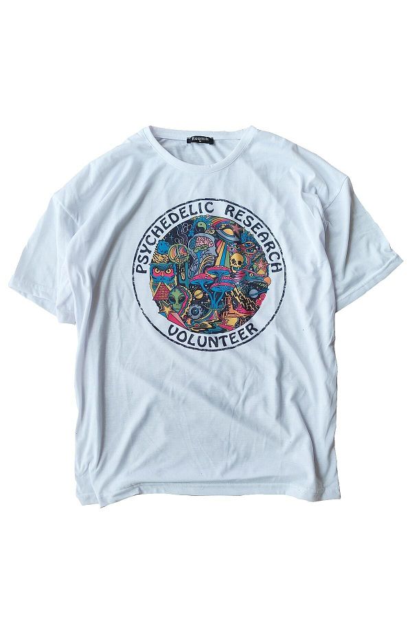 Kozmik Tapestry-Psychedelic Research Volunteer T-Shirt 1