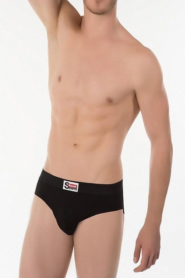 Kom-Men's Black Athlete Koton Modal Slip 1