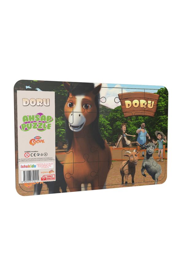 istakids-Trt Kids Doru Licensed Wooden Puzzle Model 4 1