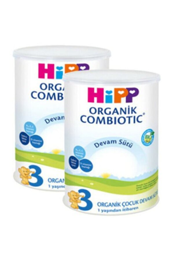 Hipp 3 Organik Combiotic Devam Sütü 350 gr 2 Kutu