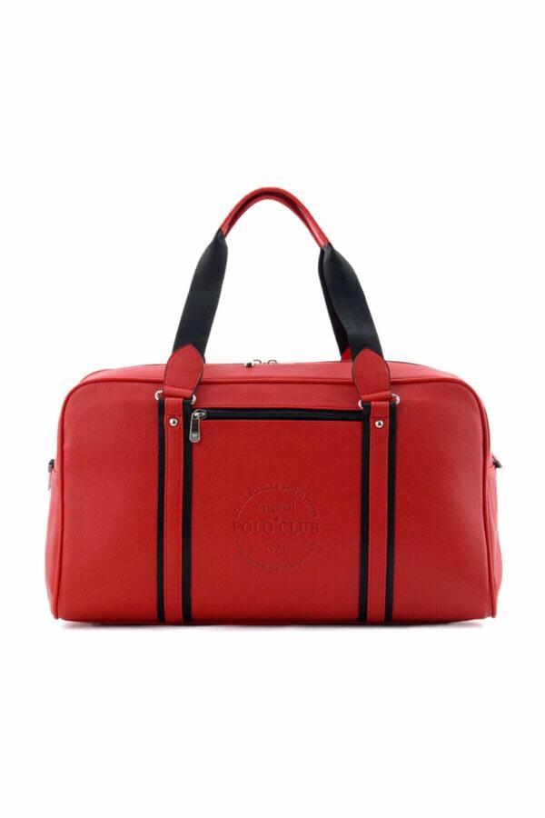 LOS ANGELES POLO CLUB-Geantă roșie pentru sport și călătorie unisex Losangelespoloclub6732Roșu 1