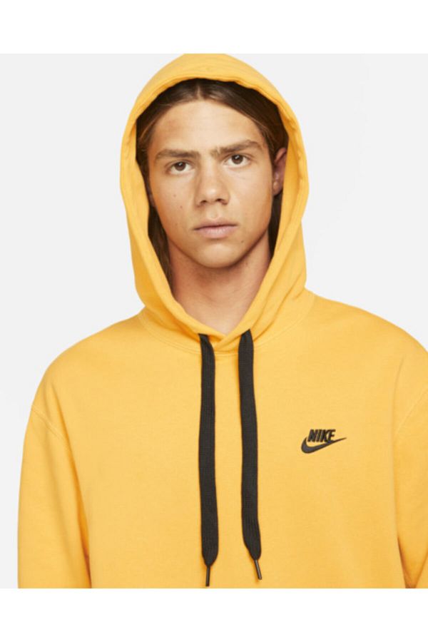 Yellow nike pullover hoodie sales